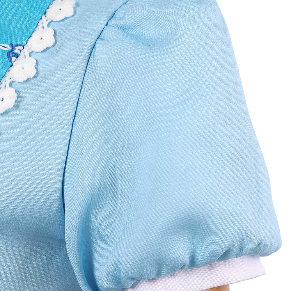 Enfant Stranger Things Saison 5 Holly Wheeler Robe Bleue Cosplay Costume