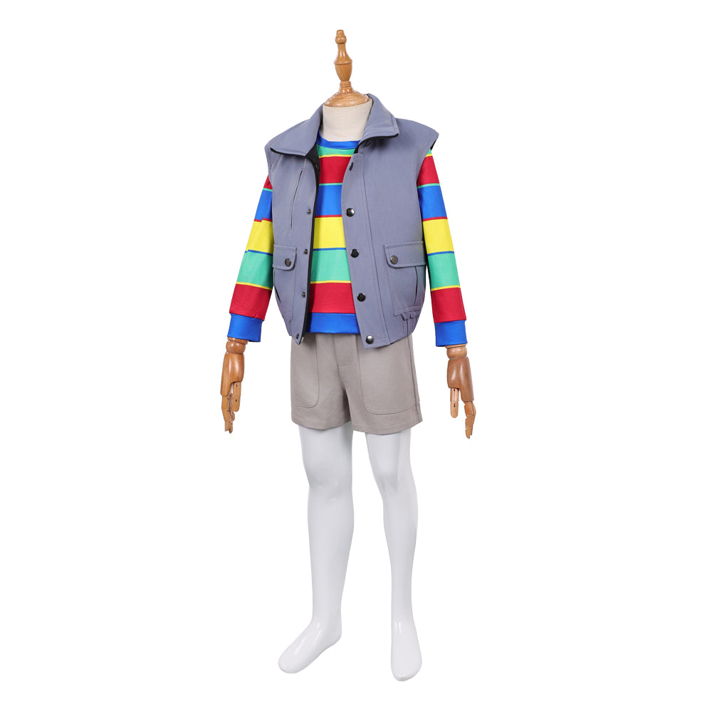 Enfant Stranger Things Saison 5(2025) Derek Tenue Violette Cosplay Costume