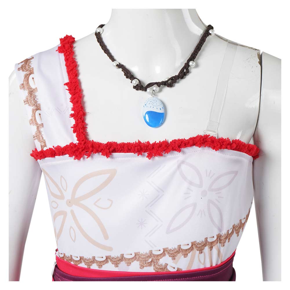 Enfant Vaiana 2(2024) Vaiana Robe Cosplay Costume