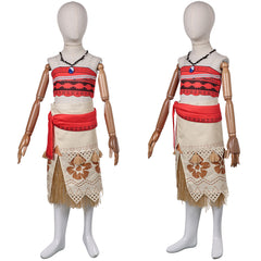 Enfant Vaiana 2(2024) Vaiana Robe Cosplay Costume Ver.2