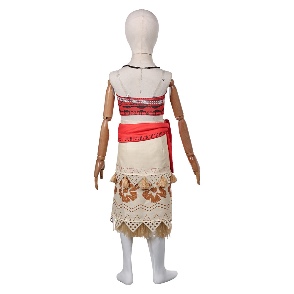 Enfant Vaiana 2(2024) Vaiana Robe Cosplay Costume Ver.2