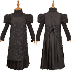 Enfant Wicked Elphaba Tenue de Jupe à Bretelles Noire Cosplay Costume