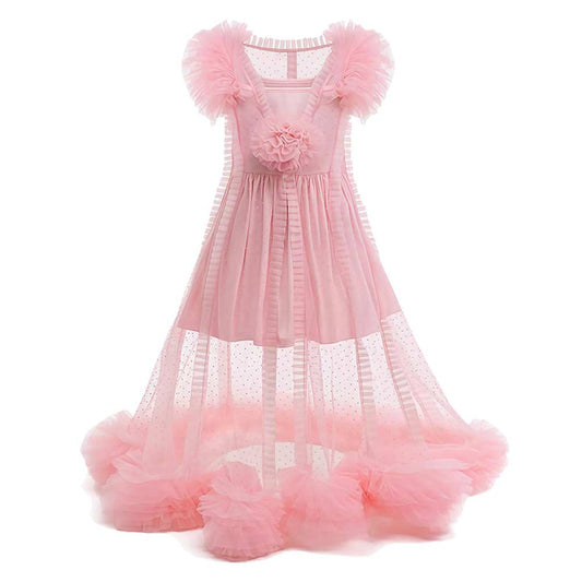 Enfant Wicked Glinda Robe Rose+Accessoires Cosplay Costume Ver.2