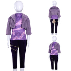 Enfant Zootopia 2(2025) Gazelle Tenue Violette Cosplay Costume