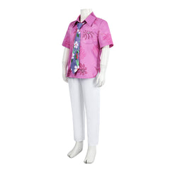 Enfant Zootopia 2(2025) Nick Wilde Chemise Rose Tenue Cosplay Costume