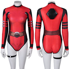 Femme Deadpool & Wolverine(2024) Deadpool Maillot de Bain Une Pièce Cosplay Costume