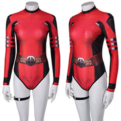 Femme Deadpool & Wolverine(2024) Deadpool Maillot de Bain Une Pièce Cosplay Costume