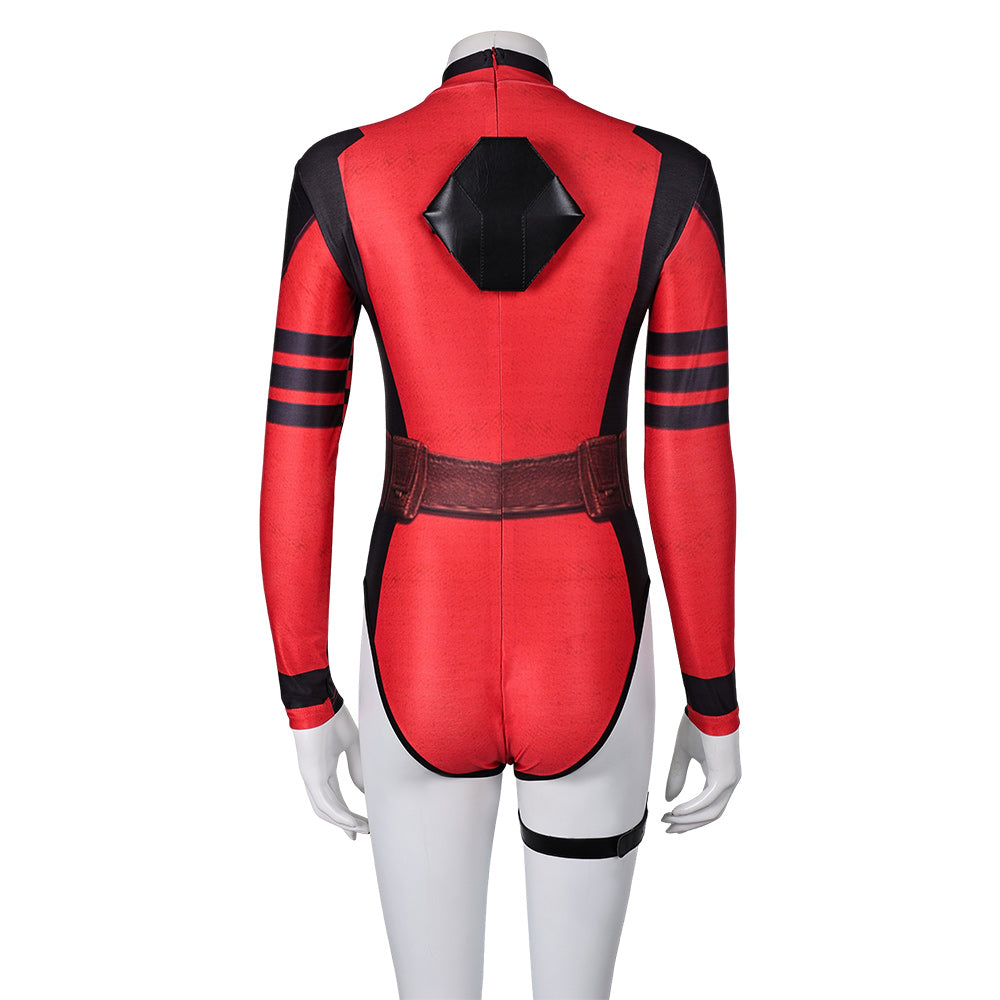 Femme Deadpool & Wolverine(2024) Deadpool Maillot de Bain Une Pièce Cosplay Costume