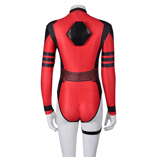 Femme Deadpool & Wolverine(2024) Deadpool Maillot de Bain Une Pièce Cosplay Costume