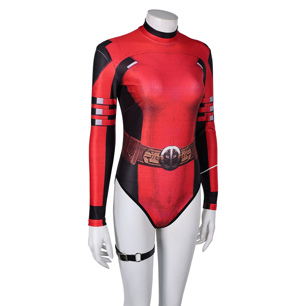 Femme Deadpool & Wolverine(2024) Deadpool Maillot de Bain Une Pièce Cosplay Costume