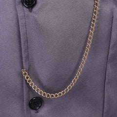 Femme Hazbin Hotel 2(2025) Sir Pentious Tenue Grise Cosplay Costume