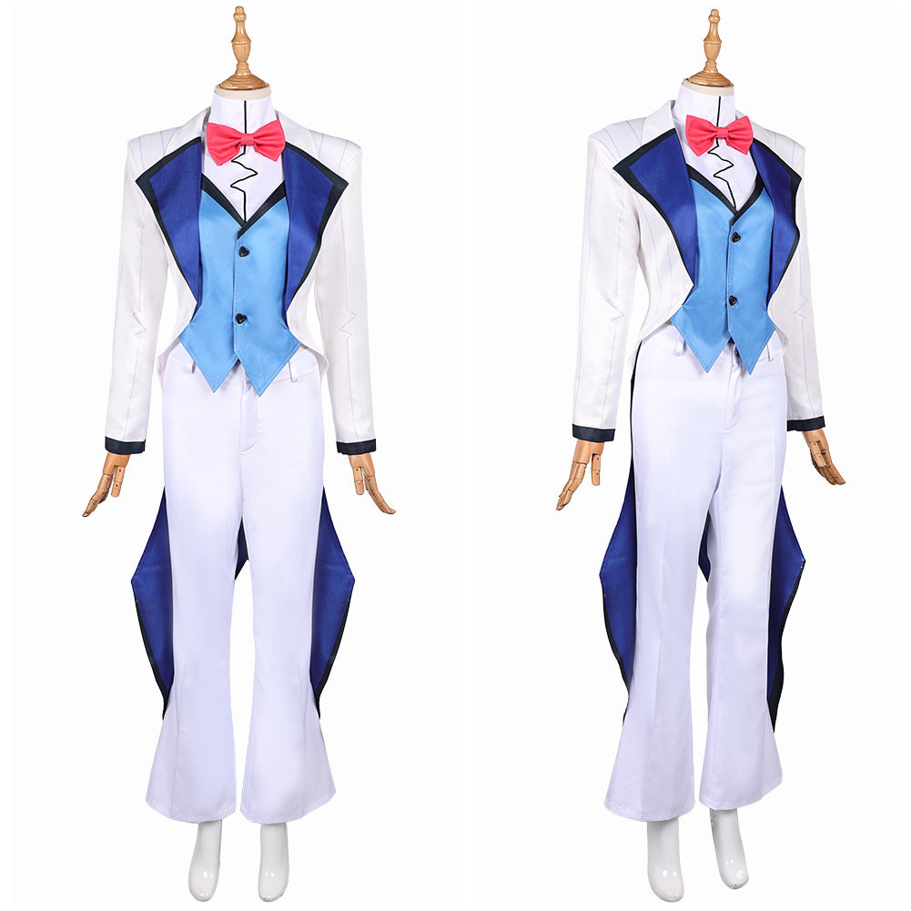 Femme Hazbin Hotel 2(2025) Vox Tenue Blanche Cosplay Costume