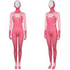 Femme Invincible(2024) Atom Eve Combinaison Rose Cosplay Costume