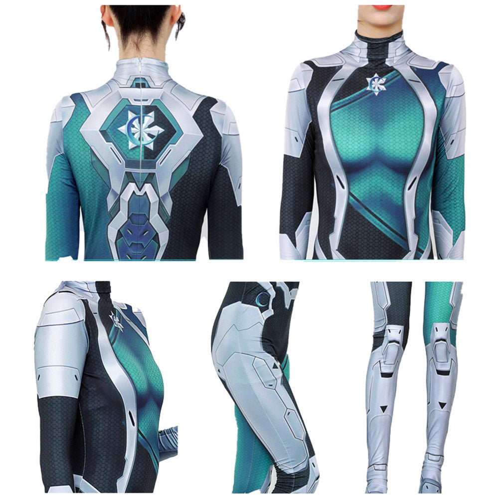 Femme Luna Snow Combinaison Cosplay Costume