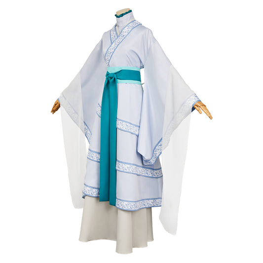 Femme The Apothecary Diaries Saision 2(2025) Jinshi Tenue Blanche Cosplay Costume