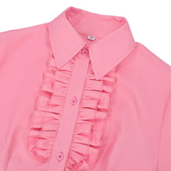 Femme Wicked Glinda Robe Rayée Cosplay Costume