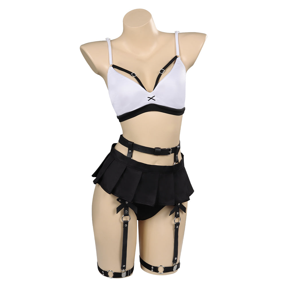 FF Final Fantasy Tifa Lockhart Sexy Lingerie Cosplay Costume