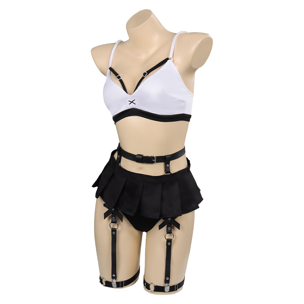 FF Final Fantasy Tifa Lockhart Sexy Lingerie Cosplay Costume