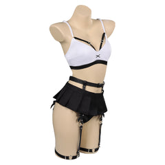 FF Final Fantasy Tifa Lockhart Sexy Lingerie Cosplay Costume