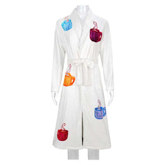 Fight Club Tyler Durden Tyler Durden Peignoir Blanc Cosplay Costume