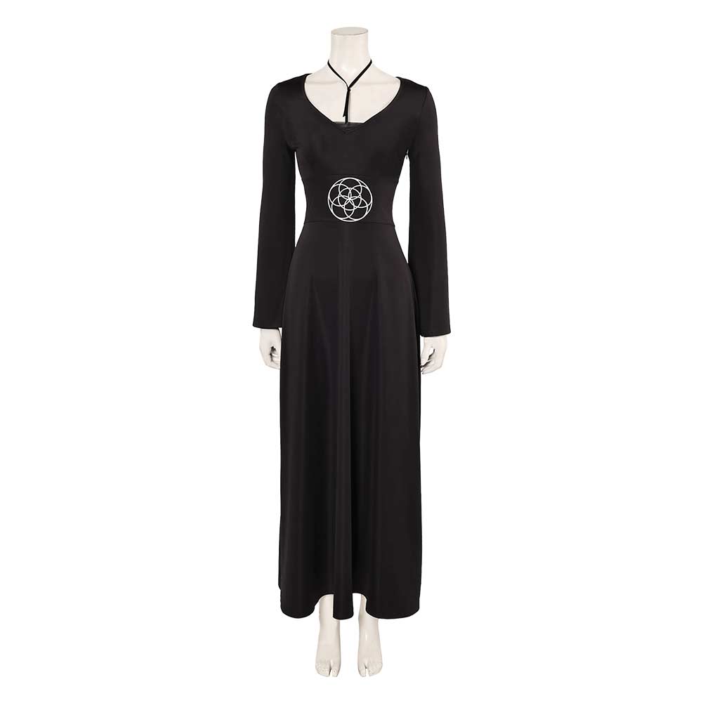 Film Beetlejuice 2(2024) Lydia Deetz Robe Noire Longue Cosplay Costume