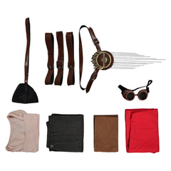 Film Furiosa: A Mad Max Saga(2024) Furiosa Tenue Brune Cosplay Costume Ver.2