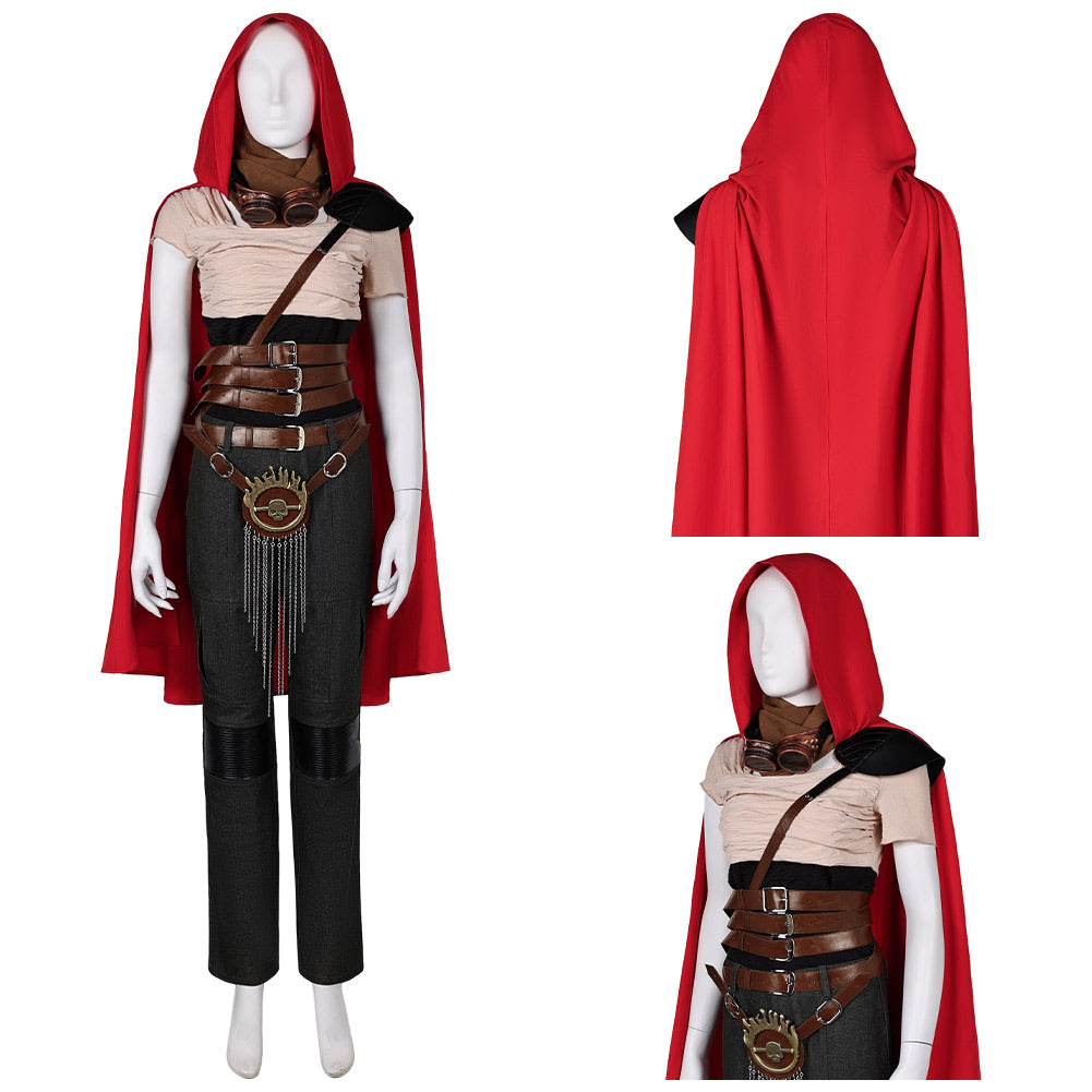 Film Furiosa: A Mad Max Saga(2024) Furiosa Tenue Brune Cosplay Costume Ver.2