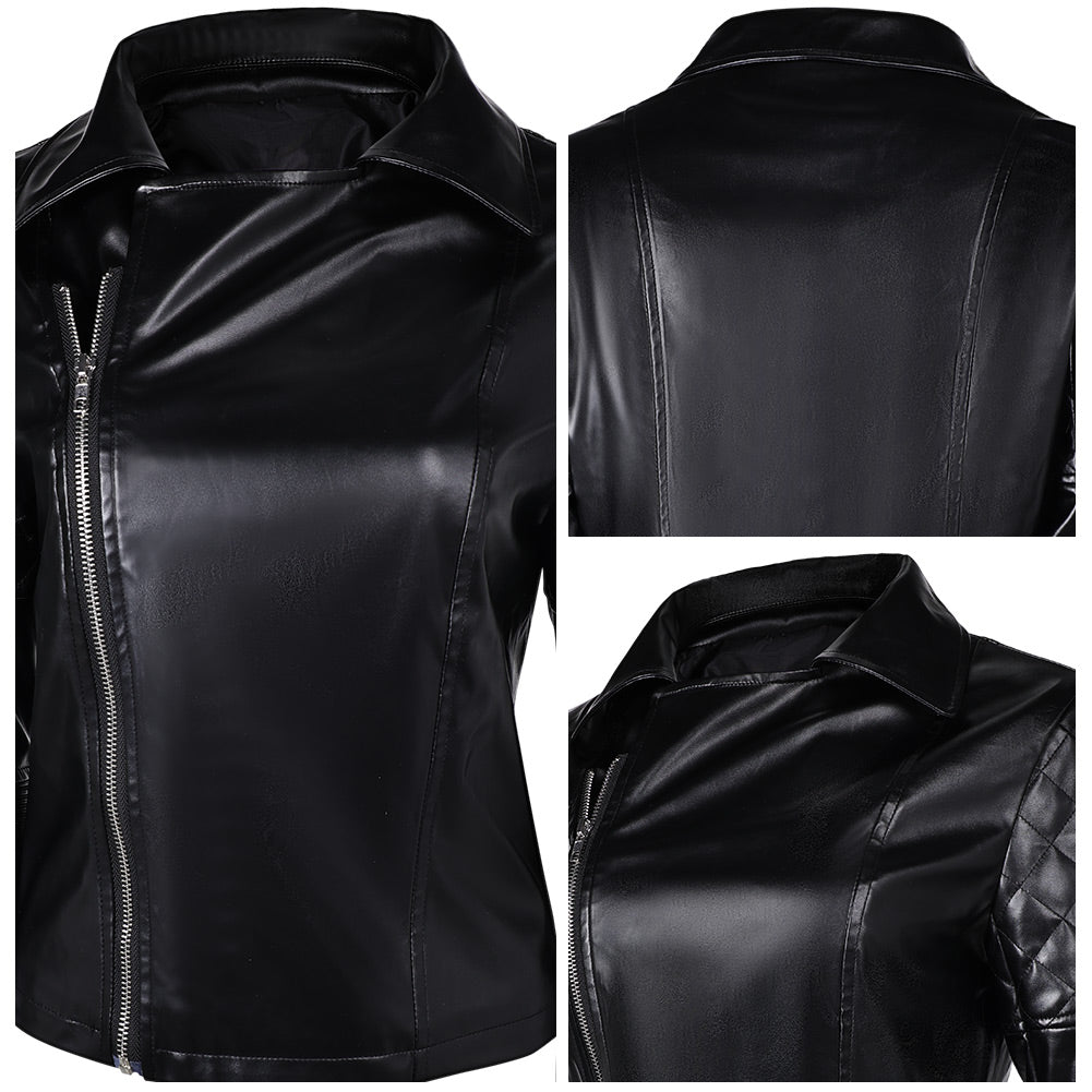 Film Furiosa: A Mad Max Saga(2024) Furiosa Veste Noire Cosplay Costume