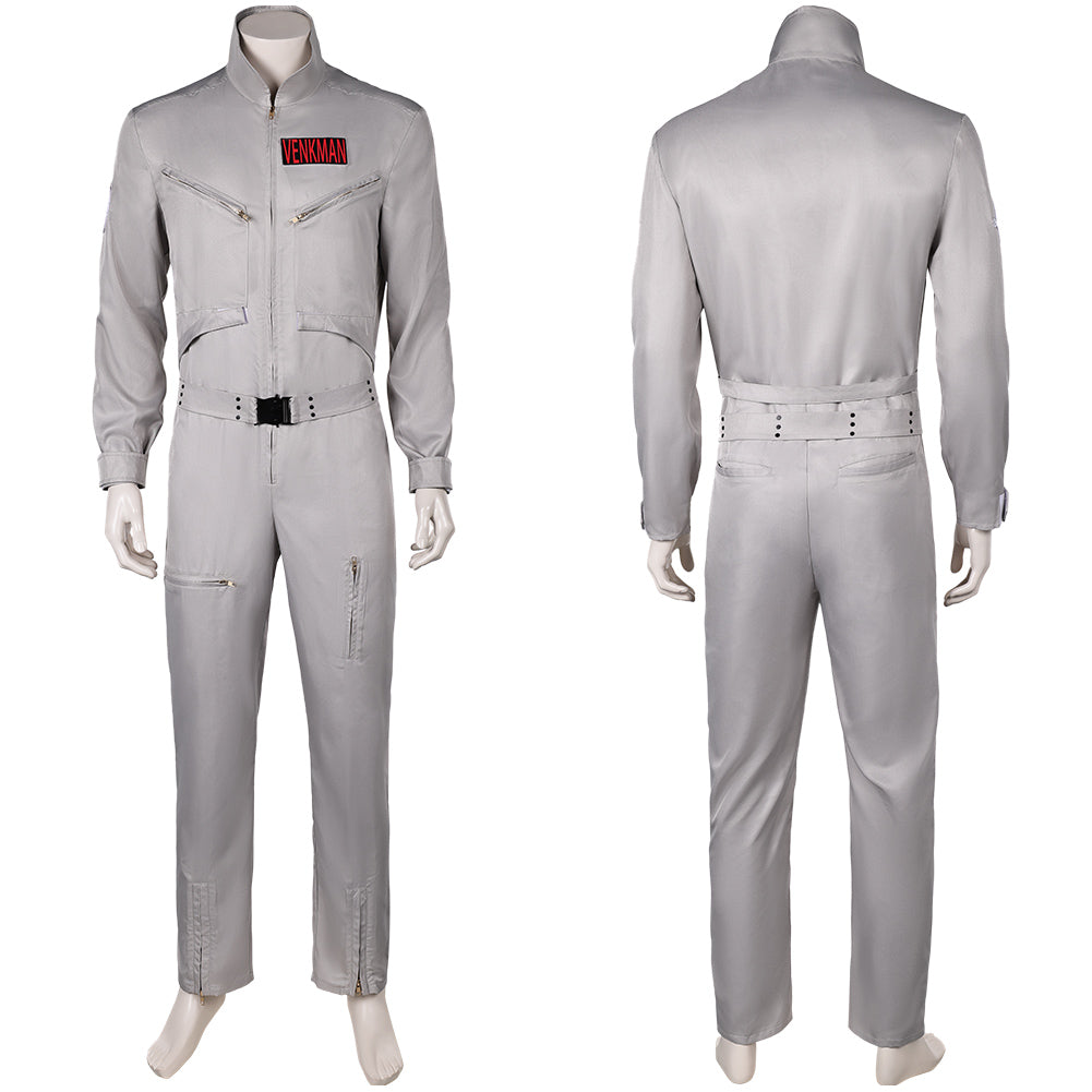 Film Ghostbusters 2024 Dr.Peter Venkman Uniforme Gris Cosplay Costume