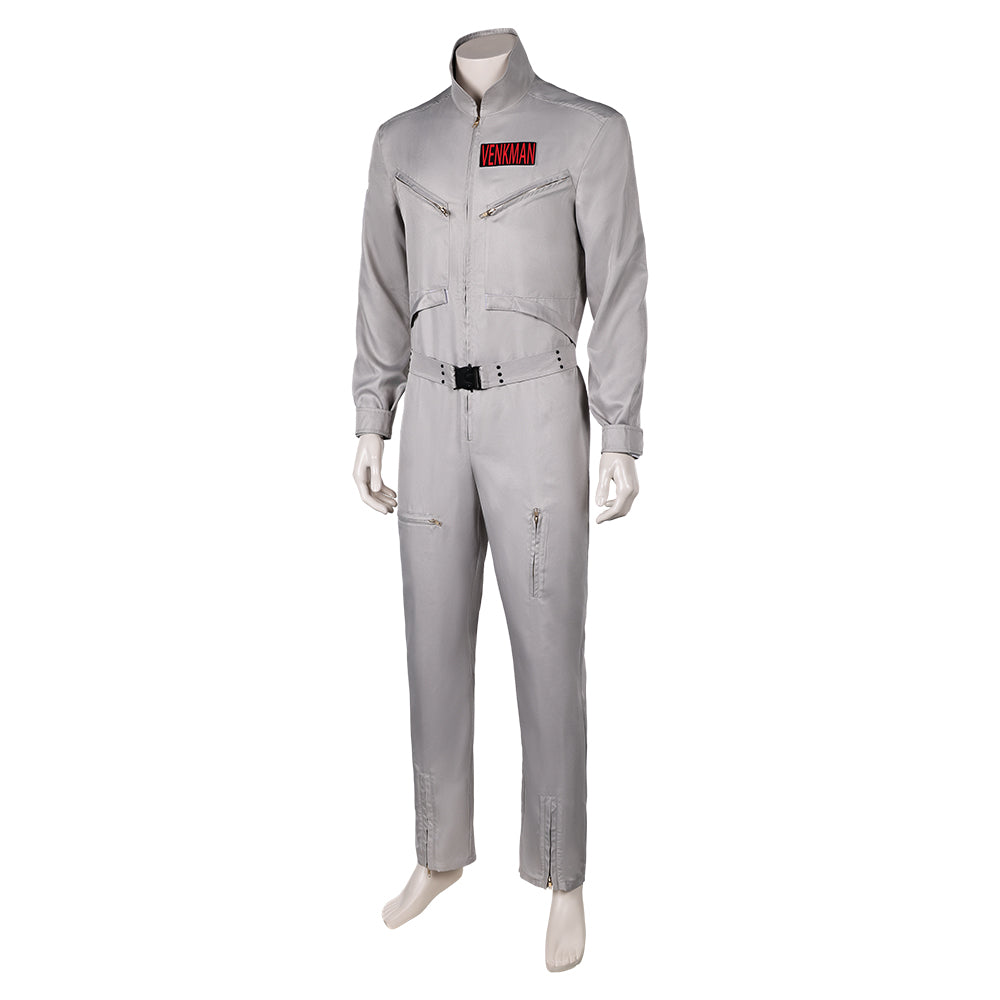 Film Ghostbusters 2024 Dr.Peter Venkman Uniforme Gris Cosplay Costume