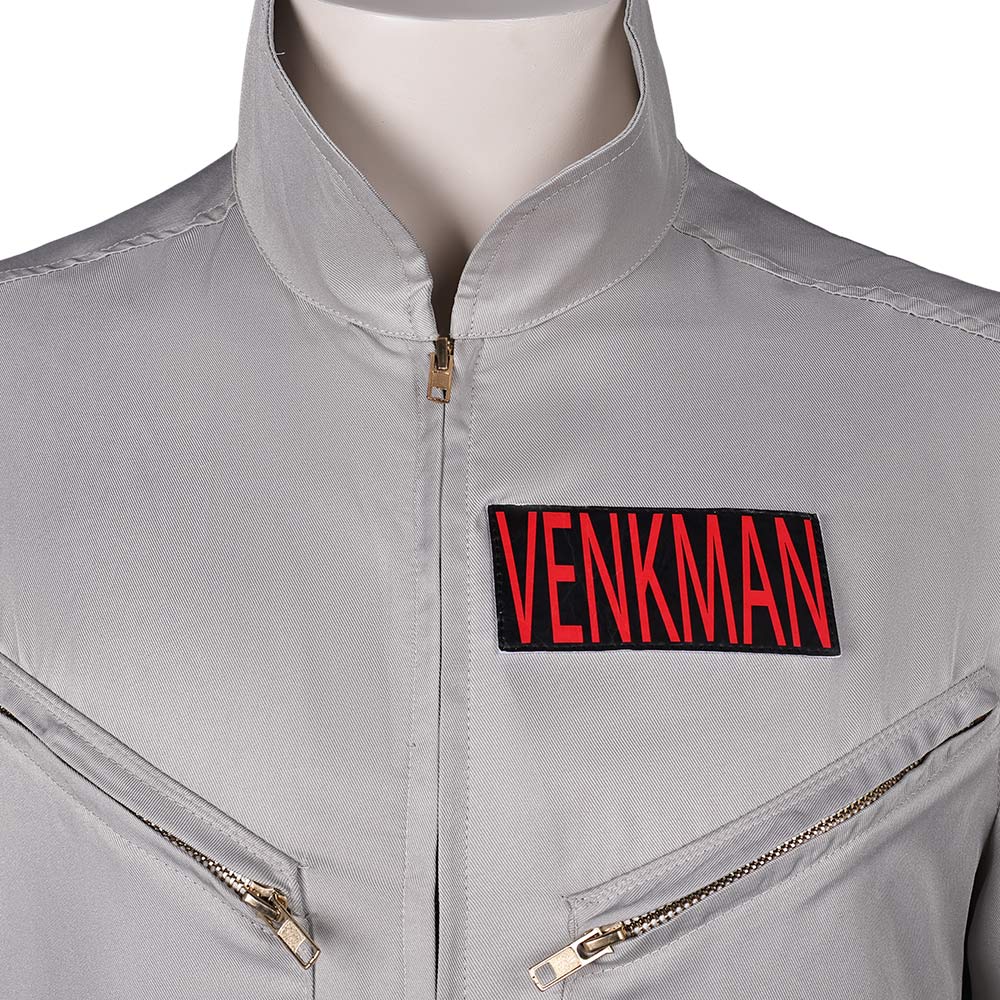 Film Ghostbusters 2024 Dr.Peter Venkman Uniforme Gris Cosplay Costume