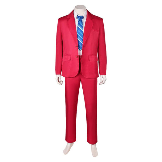 Film Joker: Folie à Deux(2024) Arthur Fleck Joker Tenue Rouge Cosplay Costume