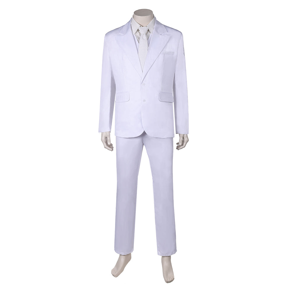 Film Joker: Folie à Deux(2024) Arthur Fleck Tenue Blanche Cosplay Costume Ver.2