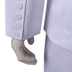 Film Joker: Folie à Deux(2024) Arthur Fleck Tenue Blanche Cosplay Costume Ver.2