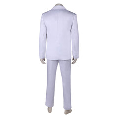 Film Joker: Folie à Deux(2024) Arthur Fleck Tenue Blanche Cosplay Costume Ver.2