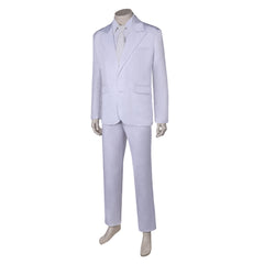 Film Joker: Folie à Deux(2024) Arthur Fleck Tenue Blanche Cosplay Costume Ver.2