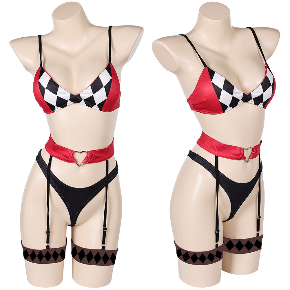 Film Joker: Folie à Deux(2024) Harley Quinn Lingerie Sexy Cosplay Costume