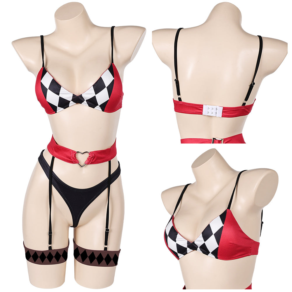 Film Joker: Folie à Deux(2024) Harley Quinn Lingerie Sexy Cosplay Costume