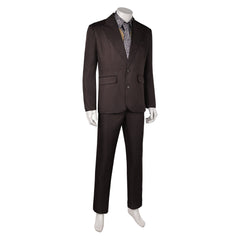 Film Joker: Folie à Deux(2024) Joker Arthur Fleck Tenue Gris Foncé Cosplay Costume