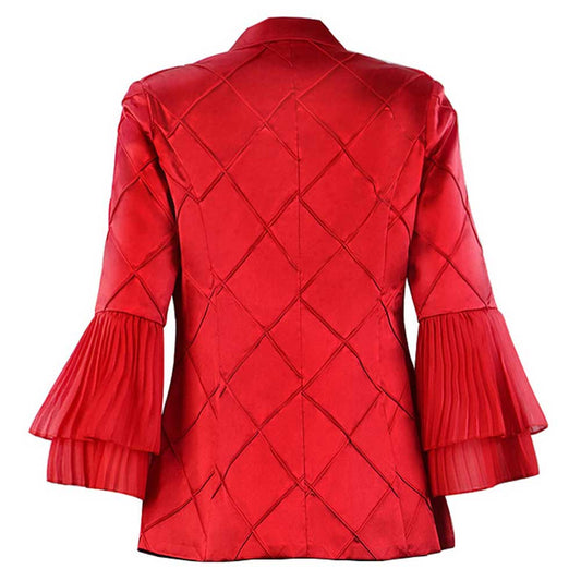 Film Joker: Folie à Deux(2024) Lady Gaga Harley Quinn Veste Rouge Cosplay Costume