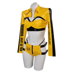 Film Kill Bill(2025) The Bride Lingerie Jaune Sexy Cosplay Costume