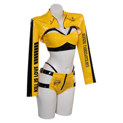 Film Kill Bill(2025) The Bride Lingerie Jaune Sexy Cosplay Costume