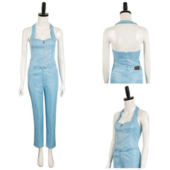 Film MaXXXine(2024) Maxine Tenue Bleue Cosplay Costume