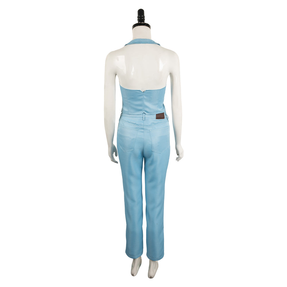 Film MaXXXine(2024) Maxine Tenue Bleue Cosplay Costume