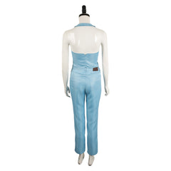 Film MaXXXine(2024) Maxine Tenue Bleue Cosplay Costume
