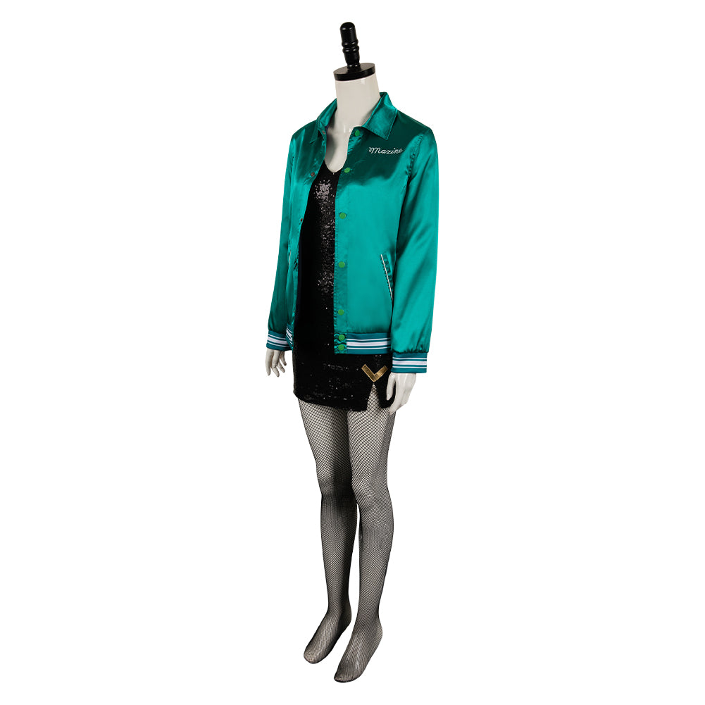 Film MaXXXine(2024) Maxine Tenue Verte Cosplay Costume