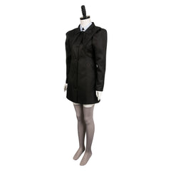 Film Pauvres Créatures Poor Things Bella Baxter Tenue Noire Cosplay Costume