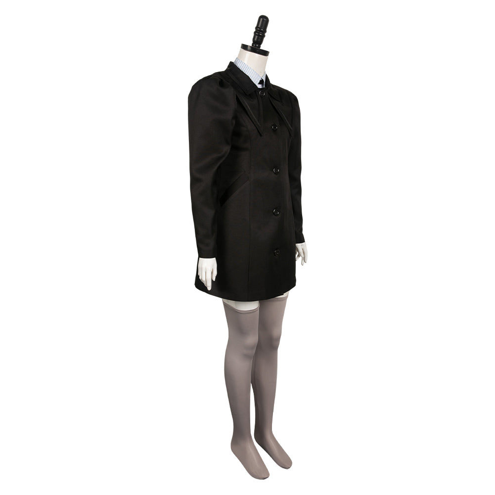 Film Pauvres Créatures Poor Things Bella Baxter Tenue Noire Cosplay Costume