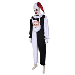 Film Terrifier 3(2024) Art The Clown avec Chapeau Noël Cosplay Costume