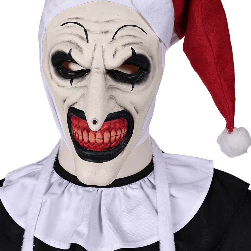 Film Terrifier 3(2024) Art The Clown avec Chapeau Noël Cosplay Costume